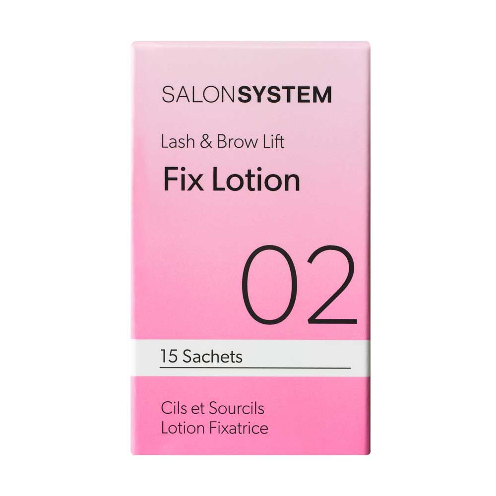 Salon System Lash & Brow Lift Schritt 2 Wimpern- Und Augenbrauen-Fixierungs-Lotion Päckchen 15 Stk.