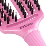 Olivia Garden Fingerbrush Care Iconic Wildschwein- und Nylonbürste Arktisches Licht Himmlisches Rosa