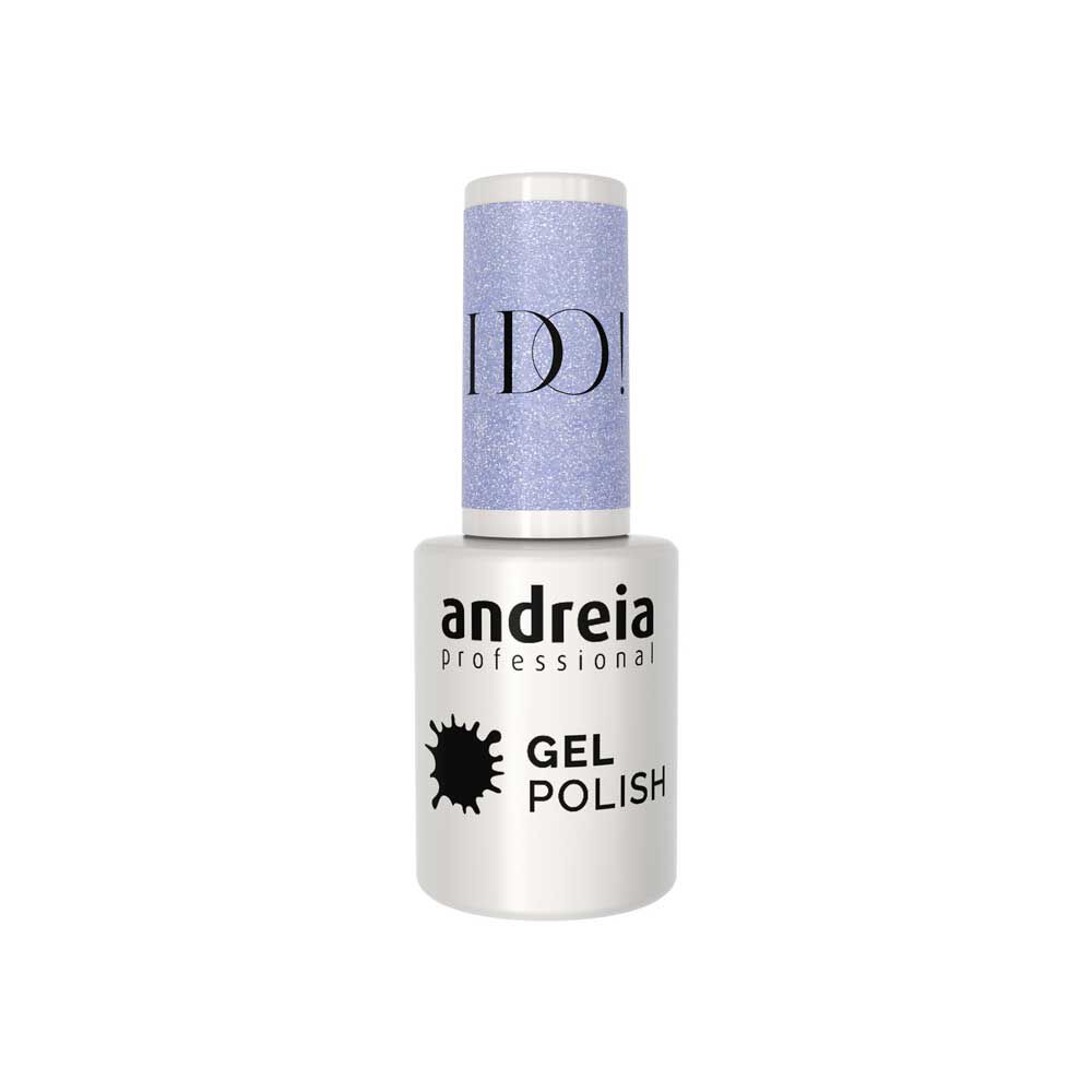 Andreia Professional Gel Polish Gellack - I Do! - ID6 Himmelblau mit Silberglanz. 10.5ml