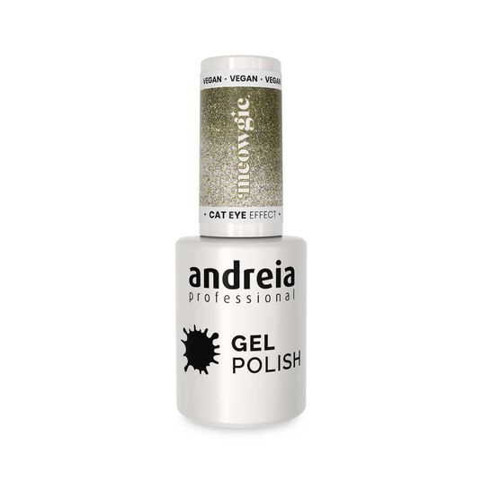 Andreia Professional Meowgic Cat Eye Effect Gel Poilsh - MC5 Olivgr&uuml;n 10.5ml