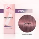 Wella Professionals Shinefinity Zero Lift Glaze Demi-permanente Haarfarbe 04/65 Cool Deep Cherry 60ml