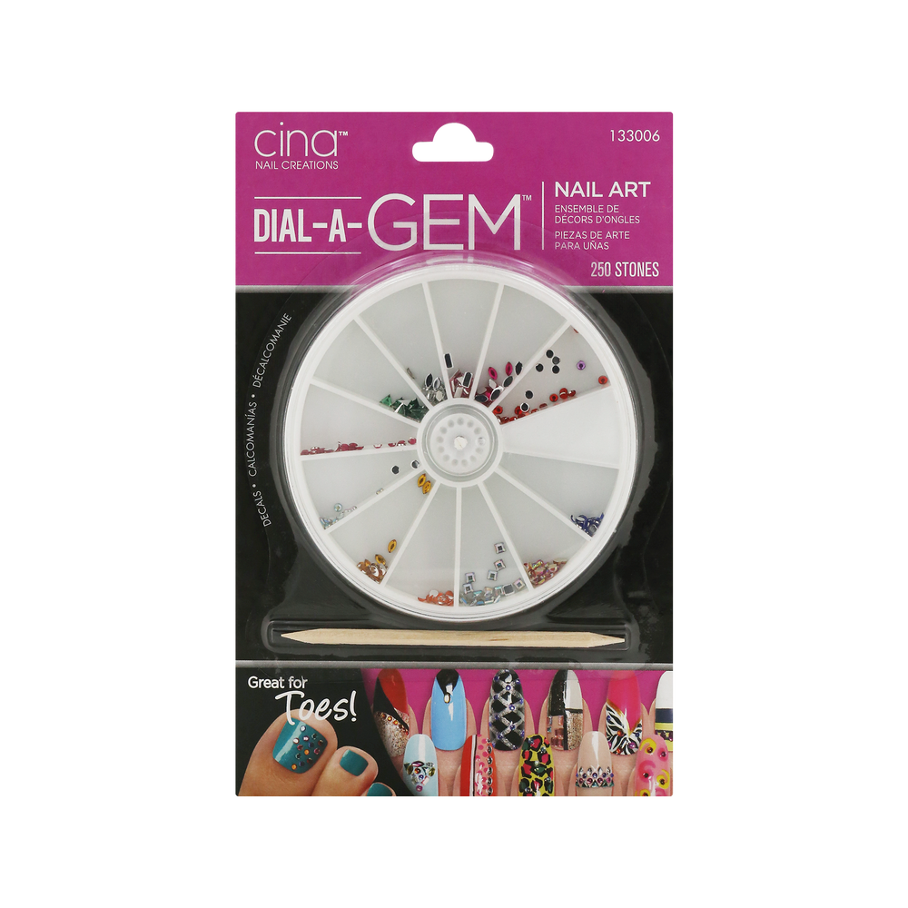 Cina Nail Art Dial-a-Gem 250pcs