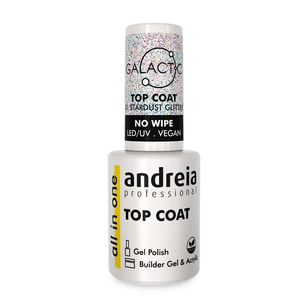 Andreia Professional All In One Gellack Überlack - Galactic 01 Stardust Glitter 10.5ml