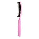 Olivia Garden Fingerbrush Care Iconic Wildschwein- und Nylonbürste Arktisches Licht Himmlisches Rosa