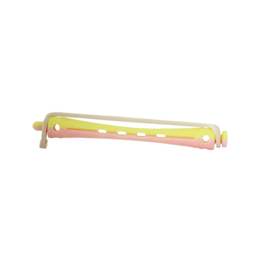Sibel BI-Color Dauerwell-Wickler Lang 7mm Gelb-Rosa 12St.