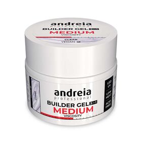Andreia Professional Builder Gel 3 in 1 - Mittlere Viskosität - Transparent 44g