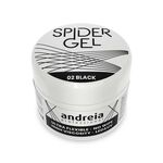 Andreia Professional Spider Gel - 02 Schwarz 4ml
