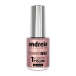 Andreia Professional Hybrid Gel Nagellack - Fusion Color H86 Rosa Glitzer mit goldenem Schimmer 10.5ml
