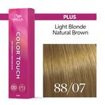 Wella Professionals Color Touch Demi-permanente Haarfarbe 88/07 Hellblond Intensiv Natur braun 60ml