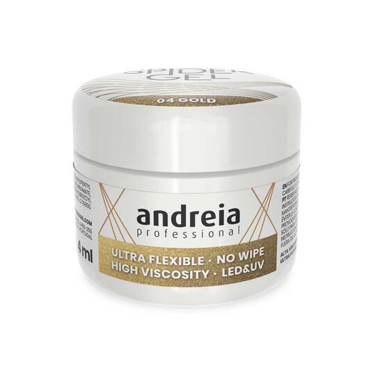 Andreia Professional Spider Gel - 04 Gold 4ml
