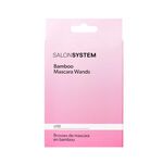 Salon System Bambus-mascarabürsten x100