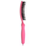 Olivia Garden Fingerbrush Pflege Ikonisch Wildschwein & Nylon Heißes Rosa