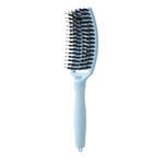 Olivia Garden Fingerbrush Care Iconic Haarb&uuml;rste Wildschweinborsten & Nylon &ndash; Pastellblau