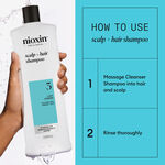 Nioxin System 3 Kopfhaut + Haar Shampoo 1l