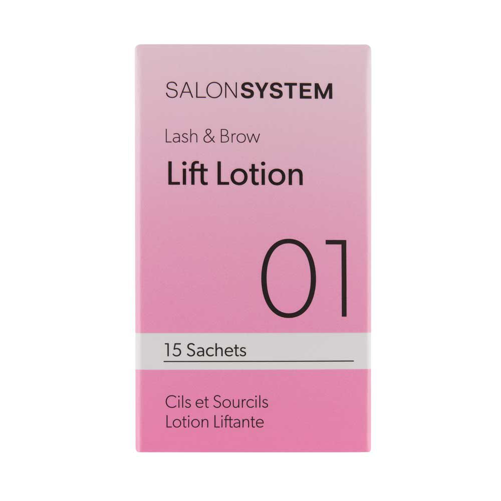 Salon System Lash & Brow Lift Schritt 1 Wimpern- Und Augenbrauen-Lifting-Glotion Päckchen 15 Stk.