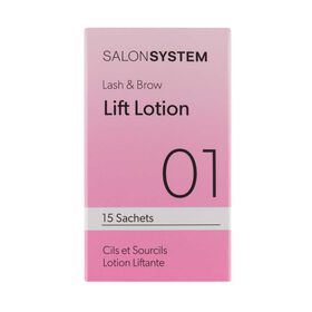 Salon System Lash & Brow Lift Schritt 1 Wimpern- Und Augenbrauen-Lifting-Glotion Päckchen 15 Stk.