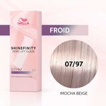 Wella Professionals Shinefinity Zero Lift Glaze Demi-permanente Haarfarbe 07/97 Mittelblond Fumé-Marron 60ml
