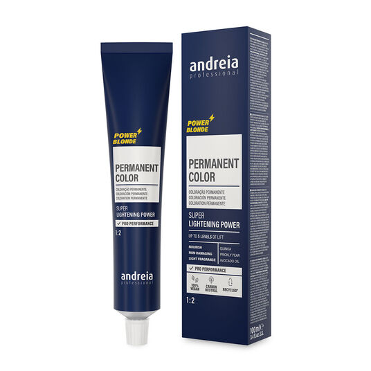 Andreia Professional Power Blonde Permanent Haarfarbe Super Aufhellung Nat&uuml;rlich K&uuml;hl 11.02 100ml