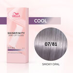 Wella Professionals Shinefinity Zero Lift Glaze Demi-permanente Haarfarbe 07/81 Cool Smoky Opal 60ml