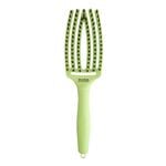 Olivia Garden Fingerbrush Care Dolce Vita Iconic Wildschwein- und Nylonbürste Pistaziengrün