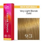 Wella Professionals Color Touch Demi-permanente Haarfarbe 9/3 Lichtblond Gold 60ml