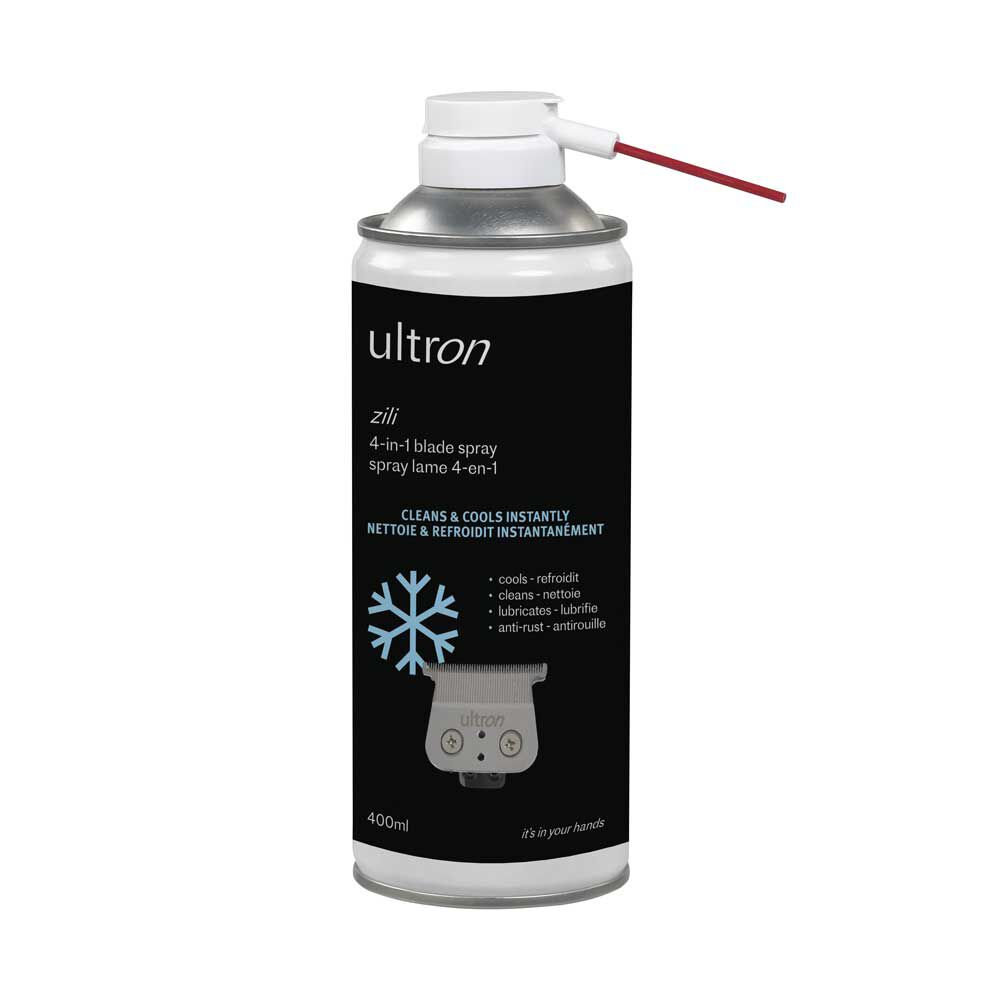 Ultron 4-in-1-klipperspray – kühlt/reinigt/schmiert/schützt vor rost 400ml