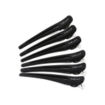 Sibel Abteilklammern Carbon-Alu 10cm Schwarz 6 St.