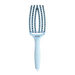 Olivia Garden Fingerbrush Care Iconic Haarb&uuml;rste Wildschweinborsten & Nylon &ndash; Pastellblau