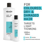 Nioxin System 3 Kopfhaut + Haar Shampoo 1l
