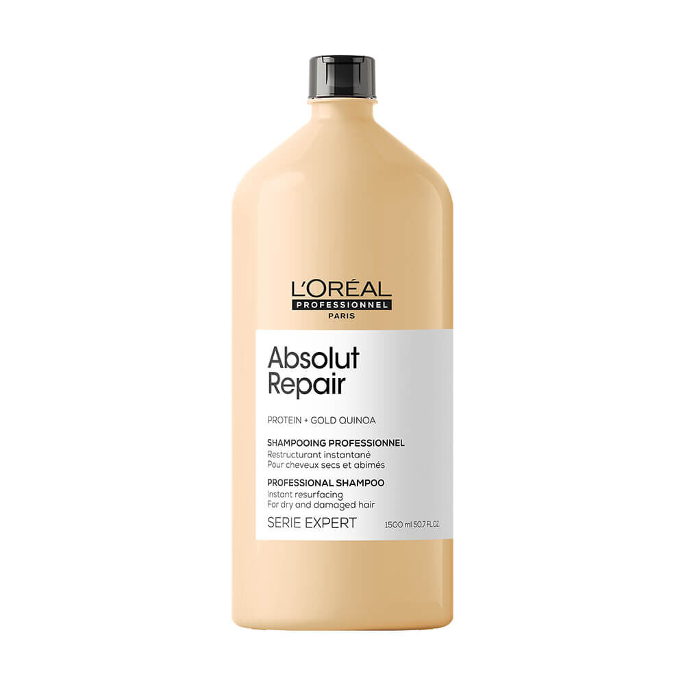 L'Oréal Professionnel Série Expert Absolut Repair Shampoo mit Protein und goldenem Quinoa 1500ml L'Oréal Professionnel Série Expert Absolut Repair Shampoo mit Protein und goldenem Quinoa 1500ml