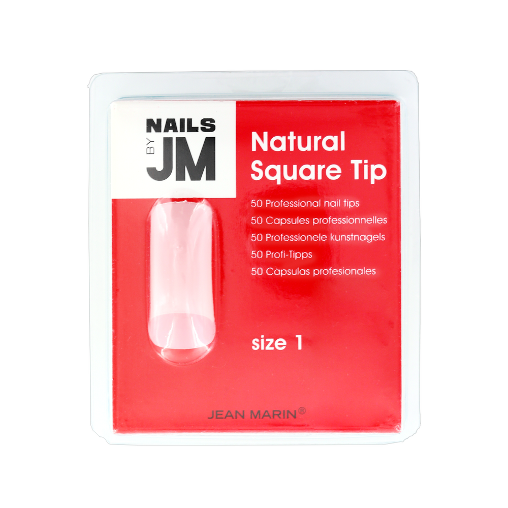 Jean Marin Nageltips Natural Square 50pcs Jean Marin Nageltips Natural Square 50pcs