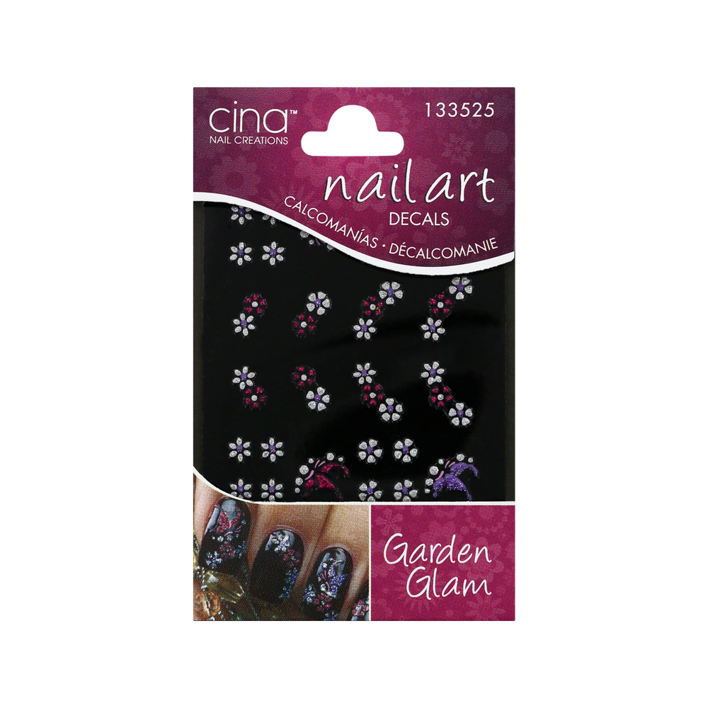 Cina Nail Art Decals Garden Glam