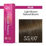 Wella Professionals Color Touch Demi-permanente Haarfarbe 55/07 Hellbraun Intensiv Natur braun 60ml