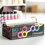 Framar Big Poppa Pop Up Alufolie Silber 250 Stück