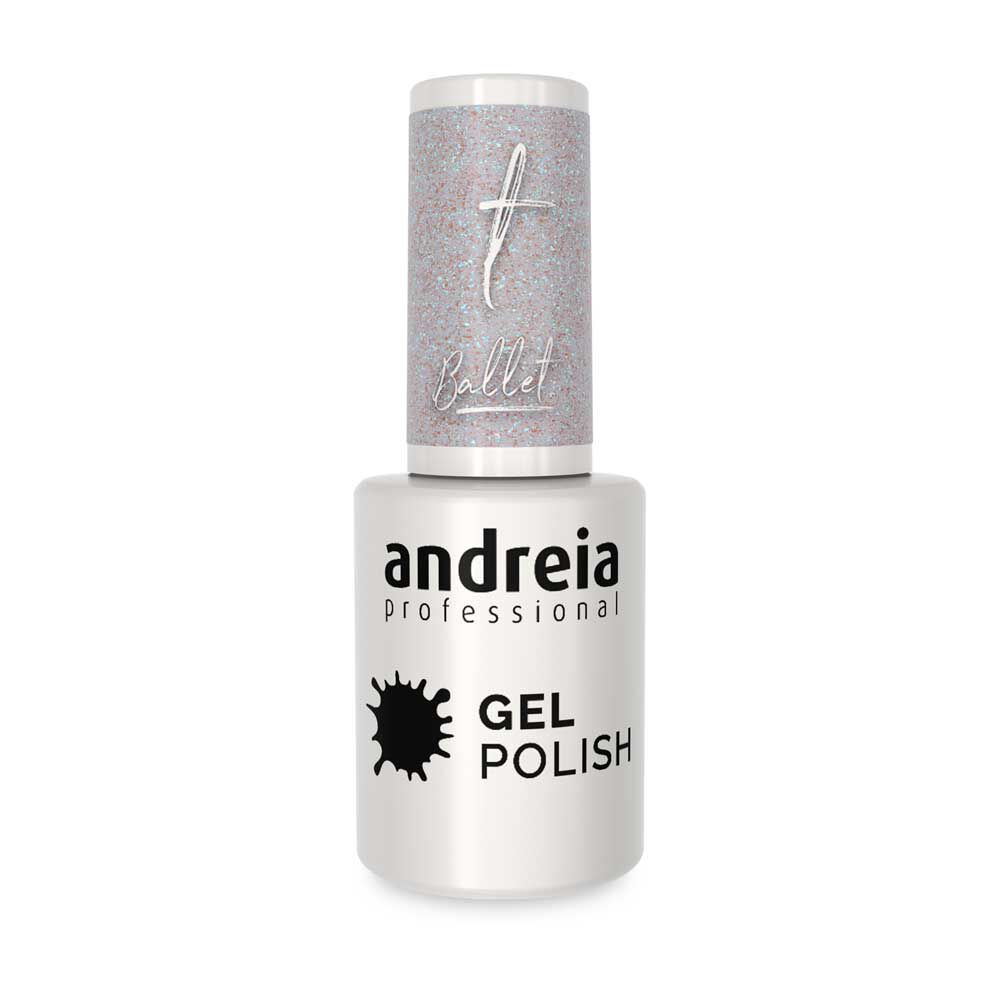 Andreia Professional Gellack - Ballet Collection BA6 Transparenter und blauer Glitzer 10.5ml