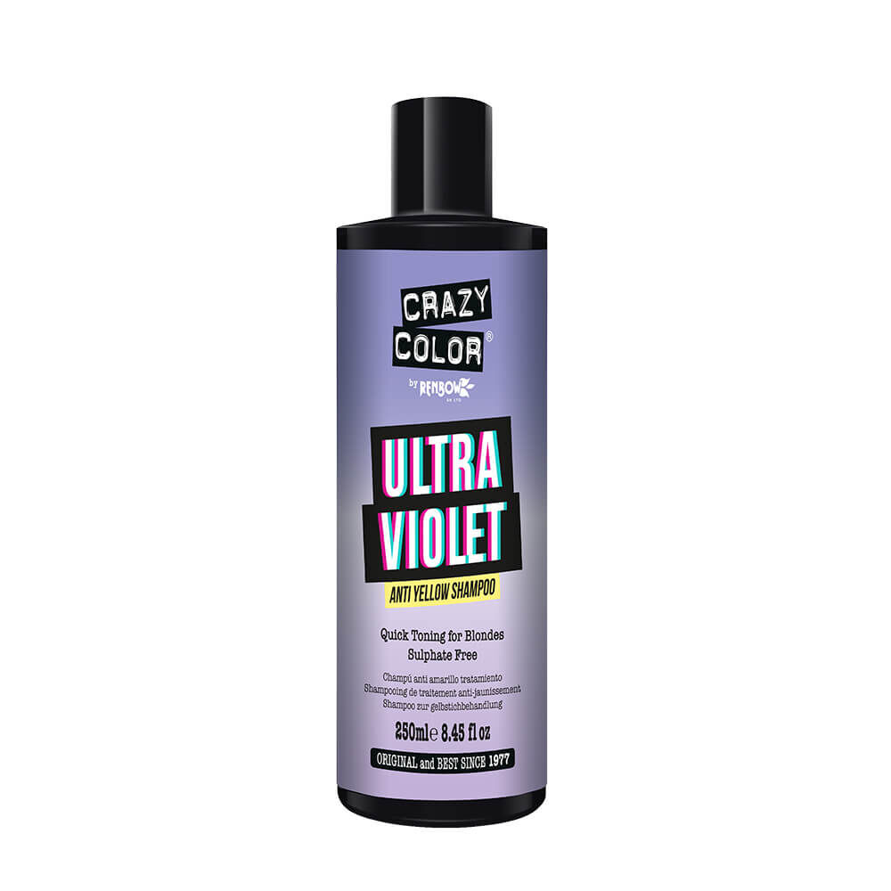 Crazy Color Ultraviolet No Yellow Shampoo 250ml