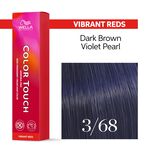 Wella Professionals Color Touch Demi-permanente Haarfarbe 3/68 Dunkelbraun Violett perl 60ml