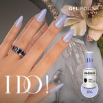 Andreia Professional Gel Polish Gellack - I Do! - ID6 Himmelblau mit Silberglanz. 10.5ml