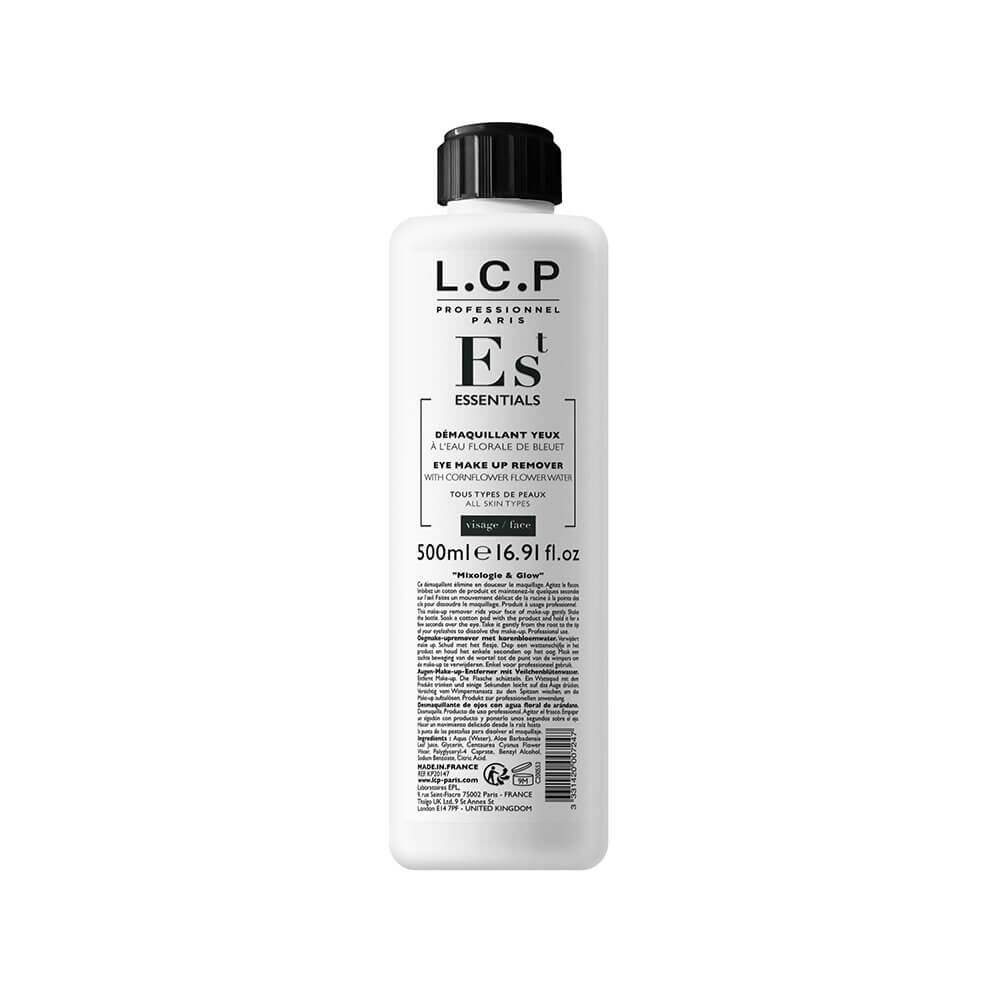 L.C.P Professionnel Essentials Augen-Make-up-Entferner mit Veilchenblütenwasser 500ml
