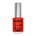 Andreia Professional Hybrid Gel Nagellack - Fusion Color H39 Leuchtendes Korallenrot 10.5ml