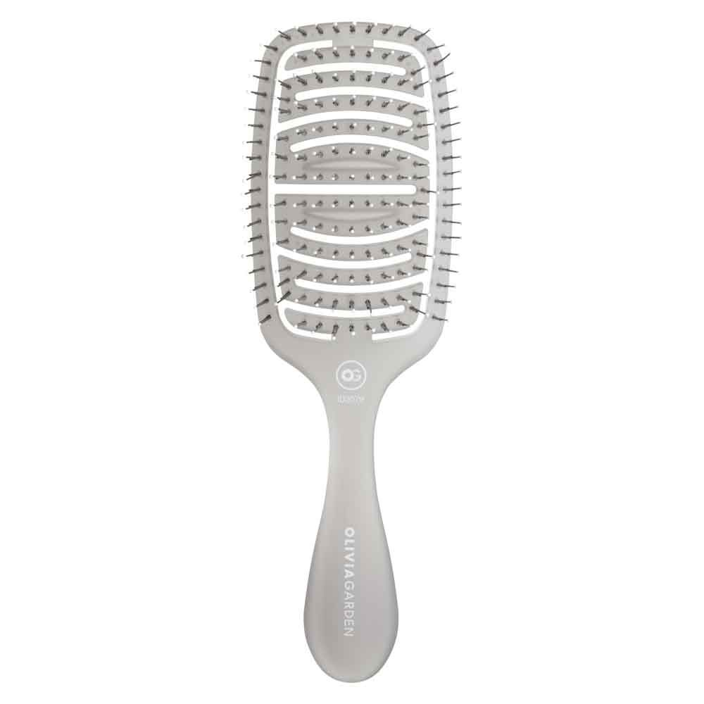Olivia Garden Essential Care Brush Flex Ice Gray - Fine Hair Olivia Garden Essential Care Brush Flex Ice Gray - Fine Hair