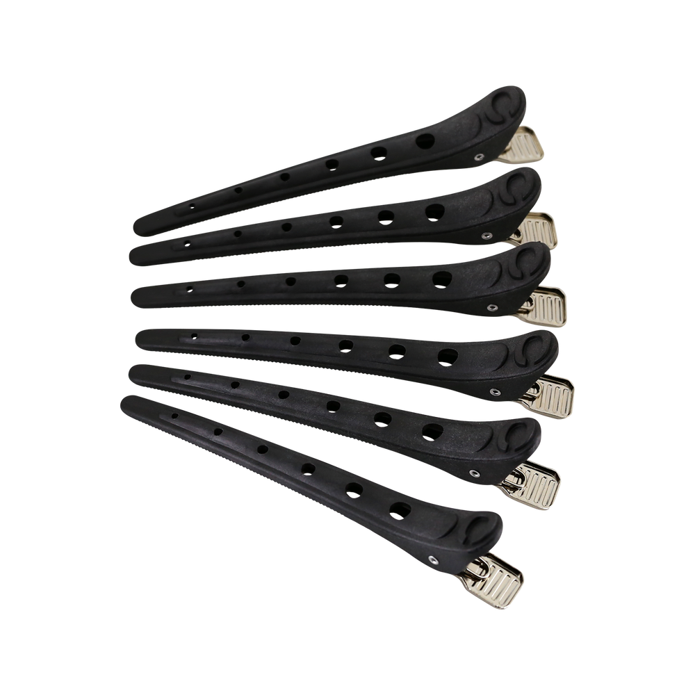 Cricket Haarclips Carbon Schwarz 6 St.