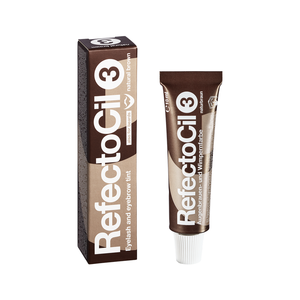 Refectocil Wimpern- und Augenbrauenfarbe 3 Natürlich Braun 15ml