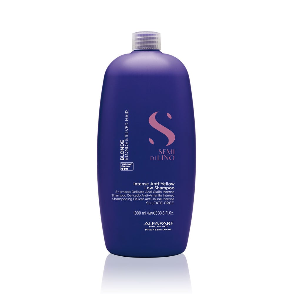 Alfaparf Milano Semi Di Lino Blonde Sanftes Anti-Gelbstich-Shampoo 1L
