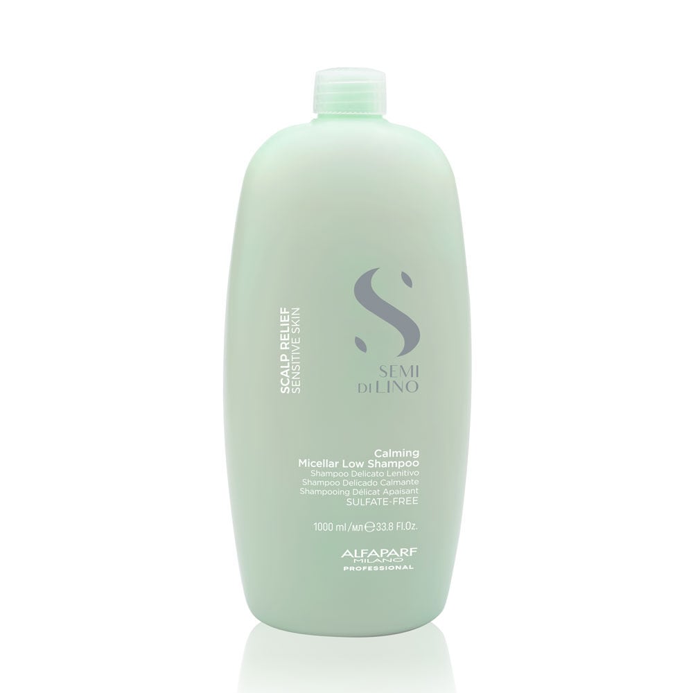 Alfaparf Milano Semi Di Lino Scalp Relief Sanftes Mizellares Beruhigendes Shampoo 1L