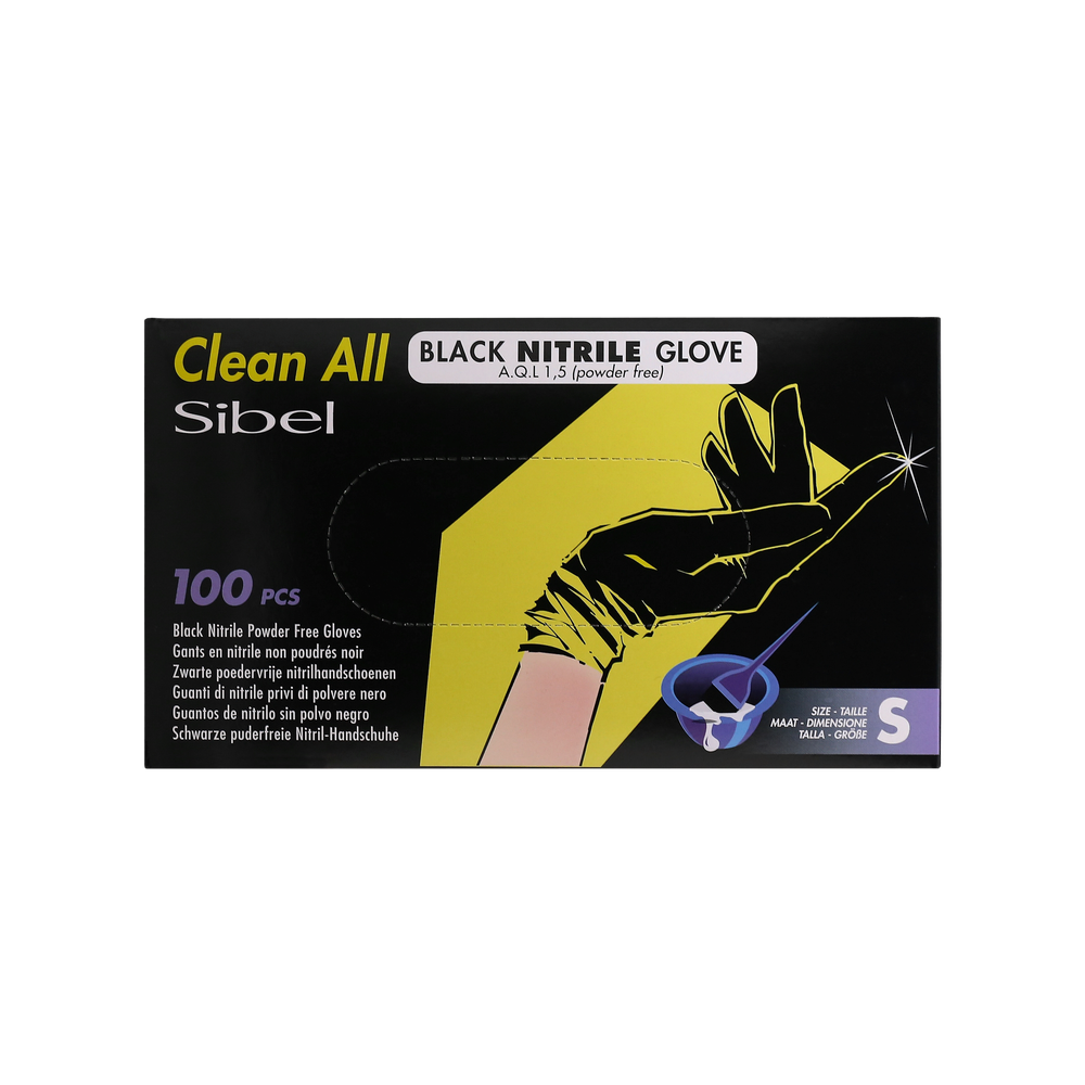 Clean All Gloves Nitrile Black