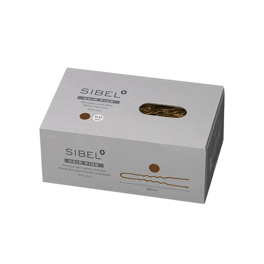 Sibel Metallnadeln Gewellt 50mm Braun 500 Stk.