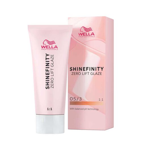 Wella Professionals Shinefinity Zero Lift Glaze Demi-permanente Haarfarbe 05/3 Honey Chocolate 60ml