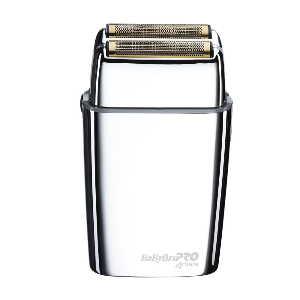 BaByliss Pro 4 Artists Shaver Metal Double Foil FXFS2E BaByliss Pro 4 Artists Shaver Metal Double Foil FXFS2E