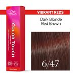 Wella Professionals Color Touch Demi-permanente Haarfarbe 6/47 Dunkelblond Rot braun 60ml